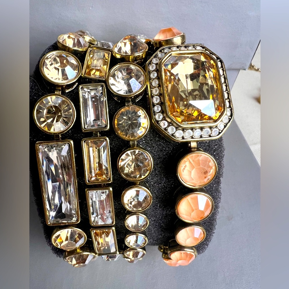 Gorgeous Heidi Daus Crystal Bracelets Set